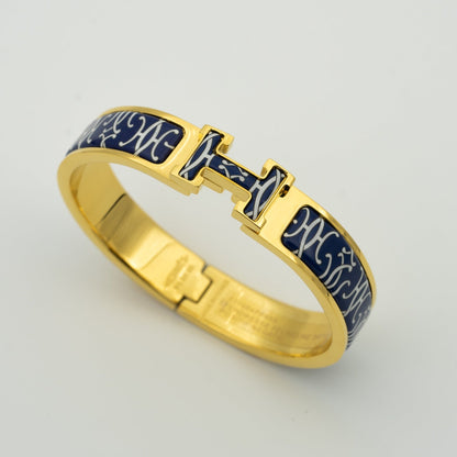 [OAKJURI Jewelry]H BRACELET BLACK MULTICOLOR