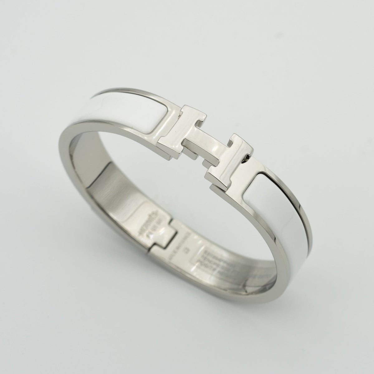 [OAKJURI Jewelry]H WHITE BRACELET