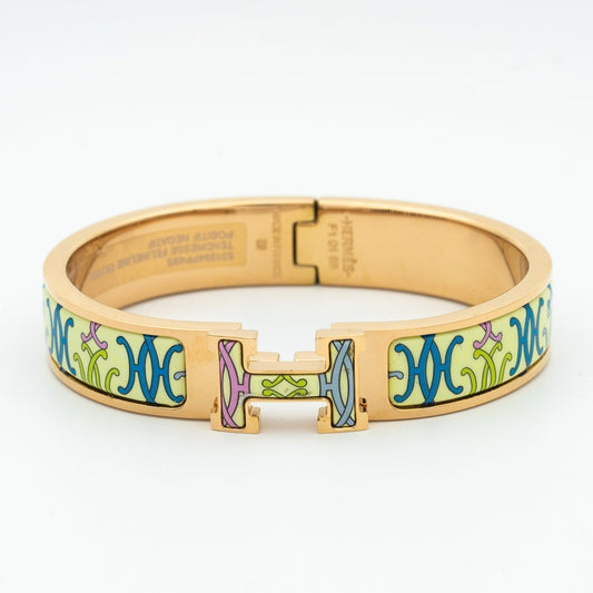[OAKJURI Jewelry]H BRACELET BEIGE MULTICOLOR