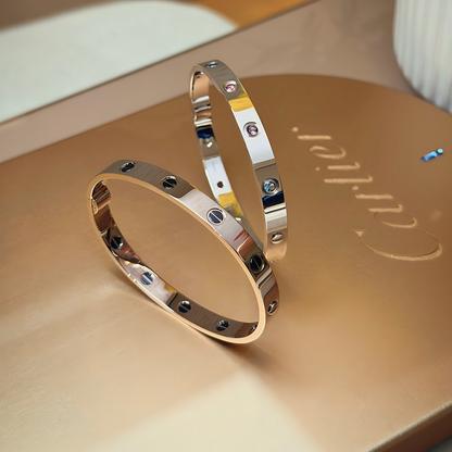 [OAKJURI Jewelry]2026 RAINBOW LOVE BRACELET 6.1MM  10 DIAMONDS