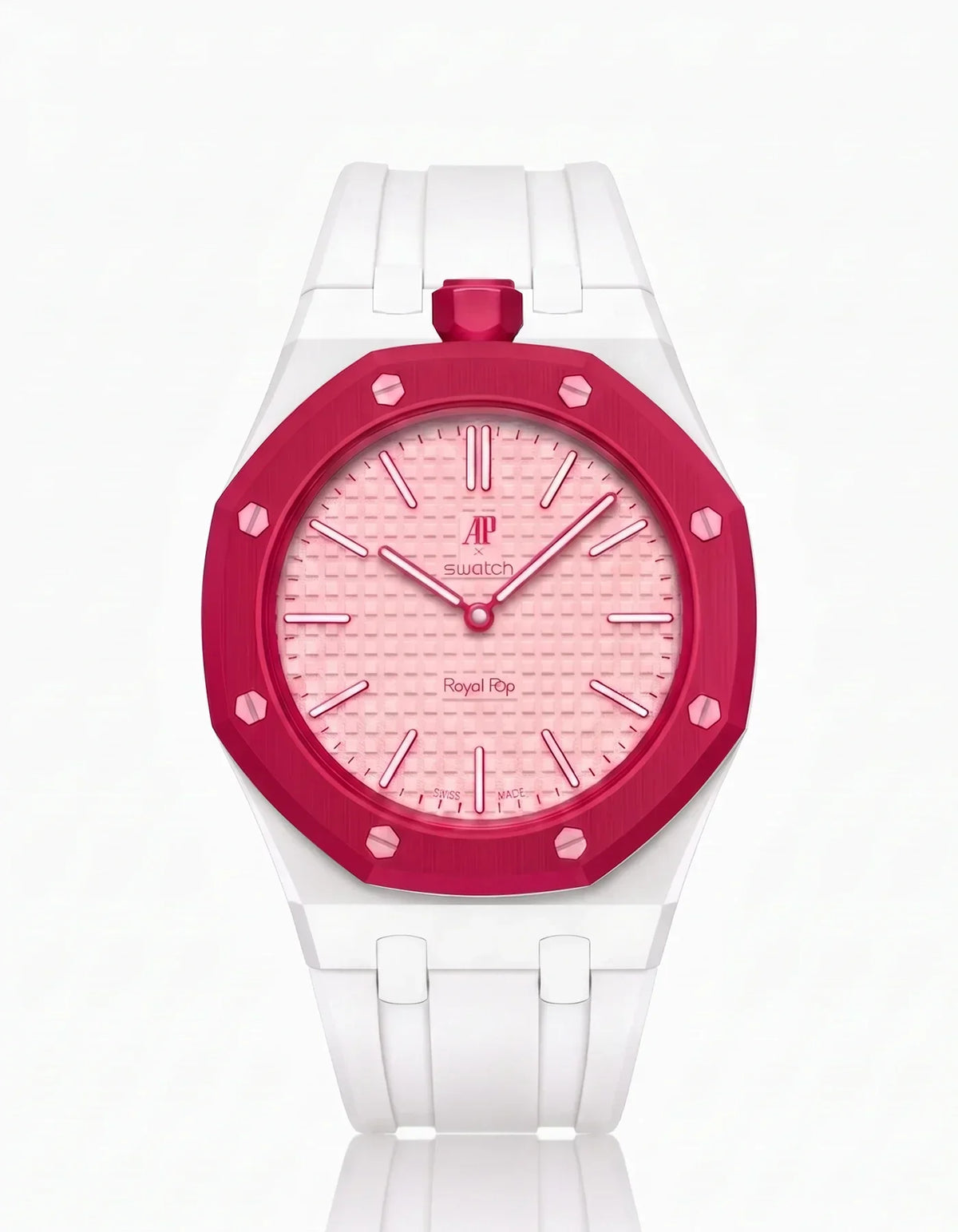 Silicone Strap &  Case  Royal Pop Otto Rosso(Customize  Colors)