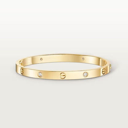 [OAKJURI Jewelry] LOVE BRACELET 4.8MM 4 DIAMONDS