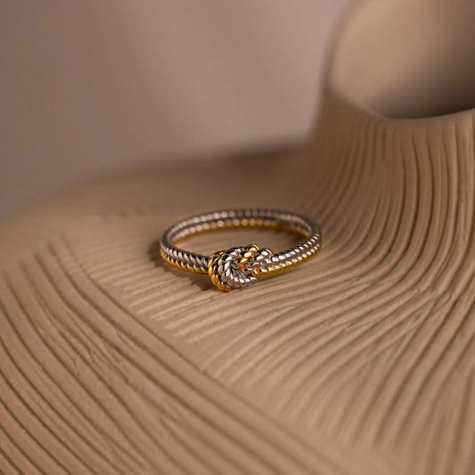 Mixed Metal Knot Ring