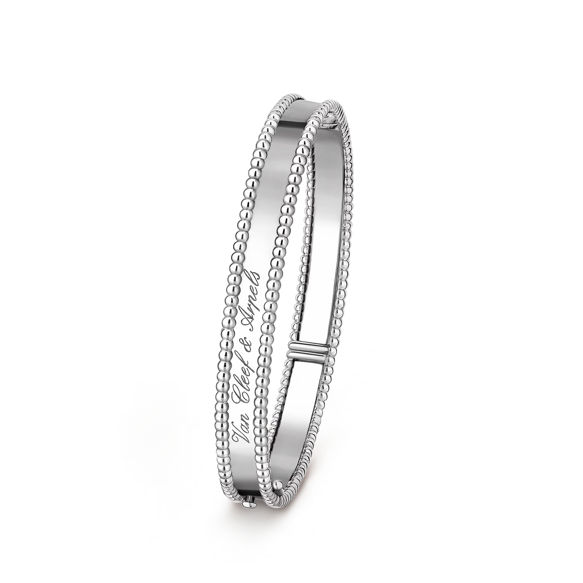 [OAKJURI Jewelry]CLOVER PERLEE BRACELET SIGNATURE ENGRAVING SERIES