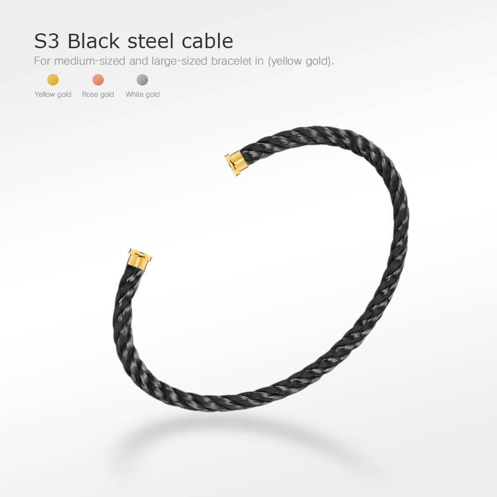 [OAKJURI Jewelry]FORCE SERIES BRACELET CABLES 50 CHOICES (DIY SELECTION)
