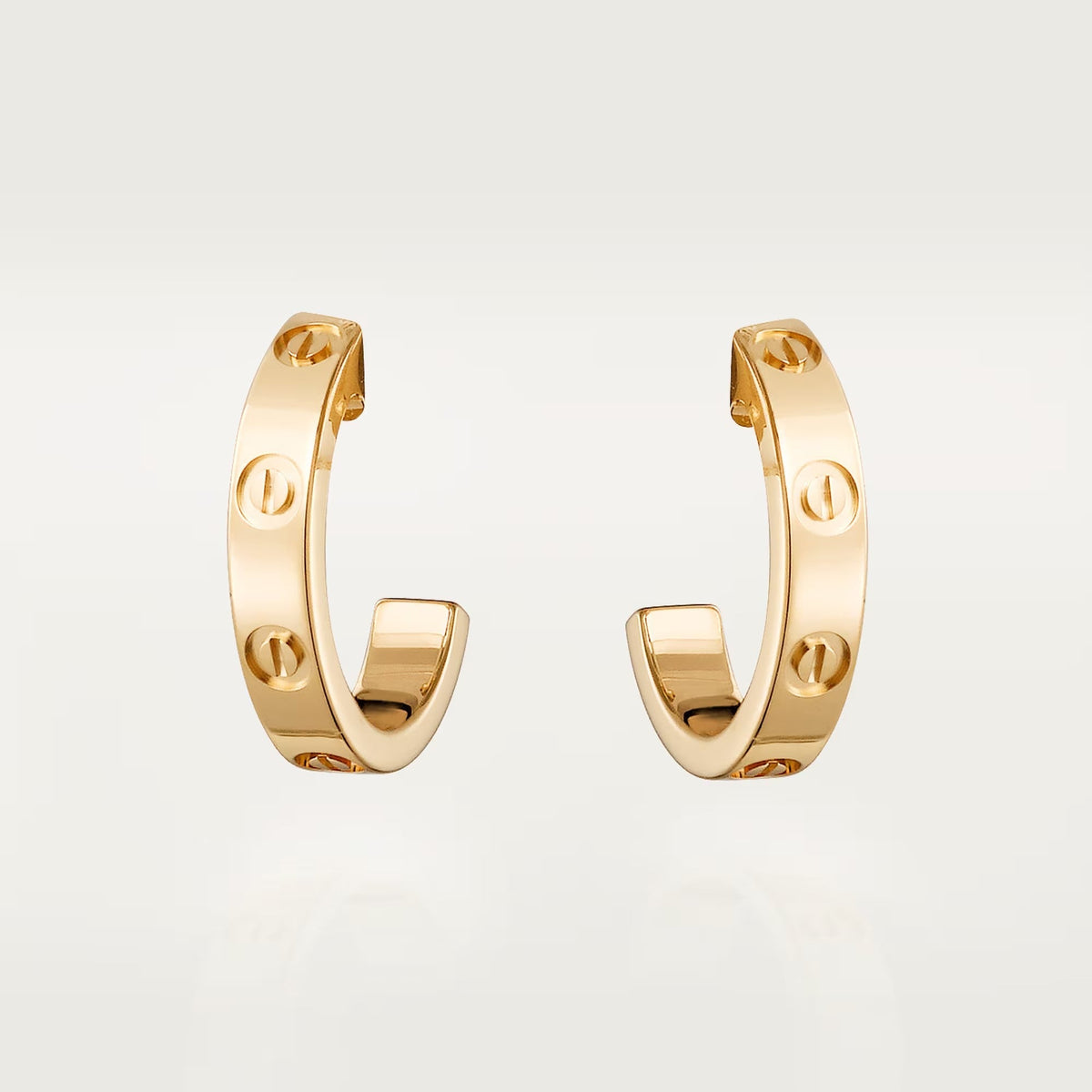[OAKJURI Jewelry] LOVE EARRINGS 2.65 MM NO DIAMOND SMALL