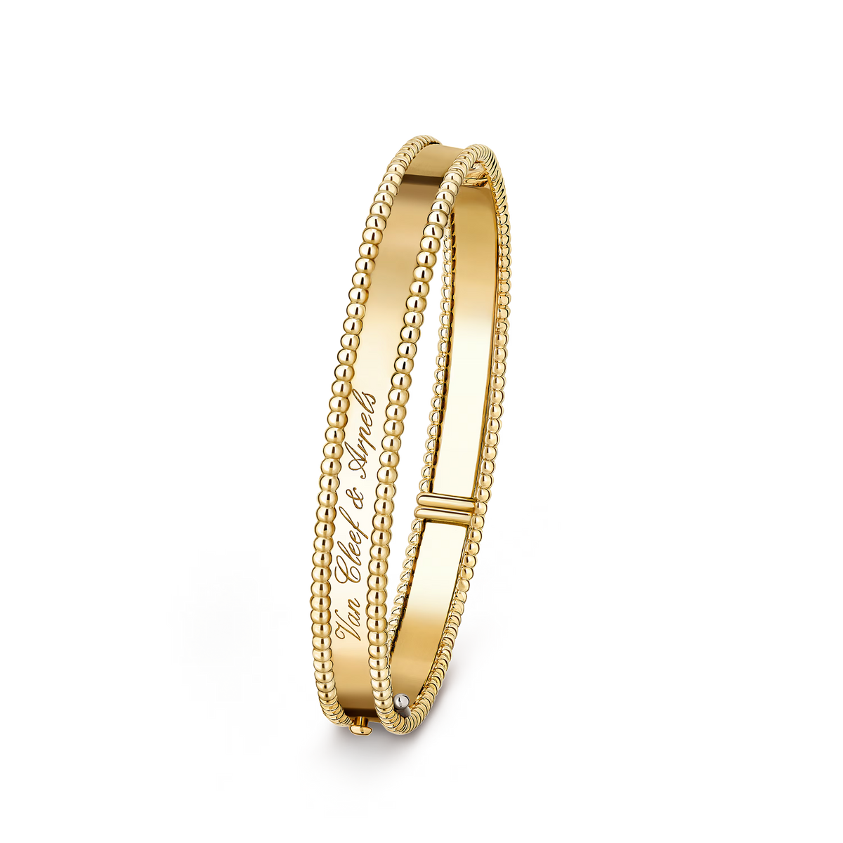 [OAKJURI Jewelry]CLOVER PERLEE BRACELET SIGNATURE ENGRAVING SERIES