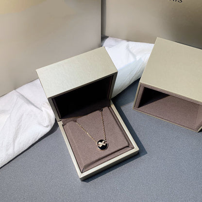 [OAKJURI Jewelry]JEUX DE PINK GOLD DIAMOND NECKLACE