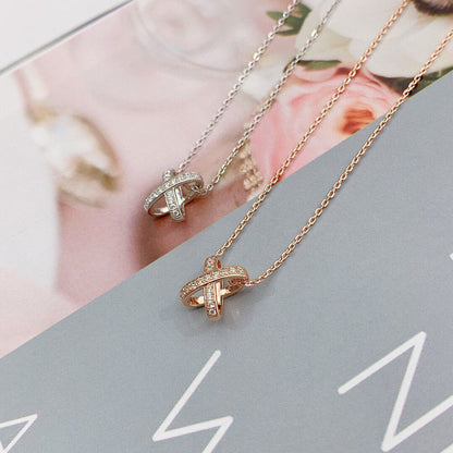 [OAKJURI Jewelry]JEUX DE DIAMOND NECKLACE