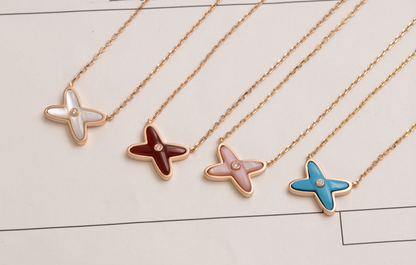 [OAKJURI Jewelry]JEUX DE NECKLACE 1 DIAMOND