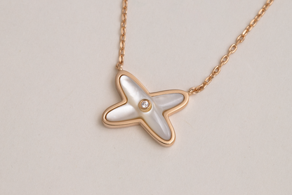 [OAKJURI Jewelry]JEUX DE NECKLACE 1 DIAMOND