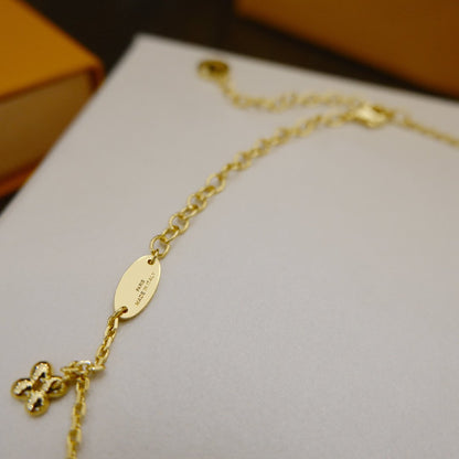 [OAKJURI Jewelry]BLOOMING SUPPLE NECKLACE BRASS