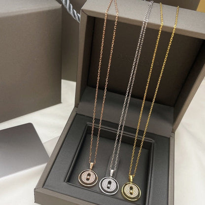 [OAKJURI Jewelry]LUCKY MOVER PM PAVED NECKLACE