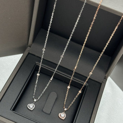 [OAKJURI Jewelry]JOY HEART DIAMOND NECKLACE