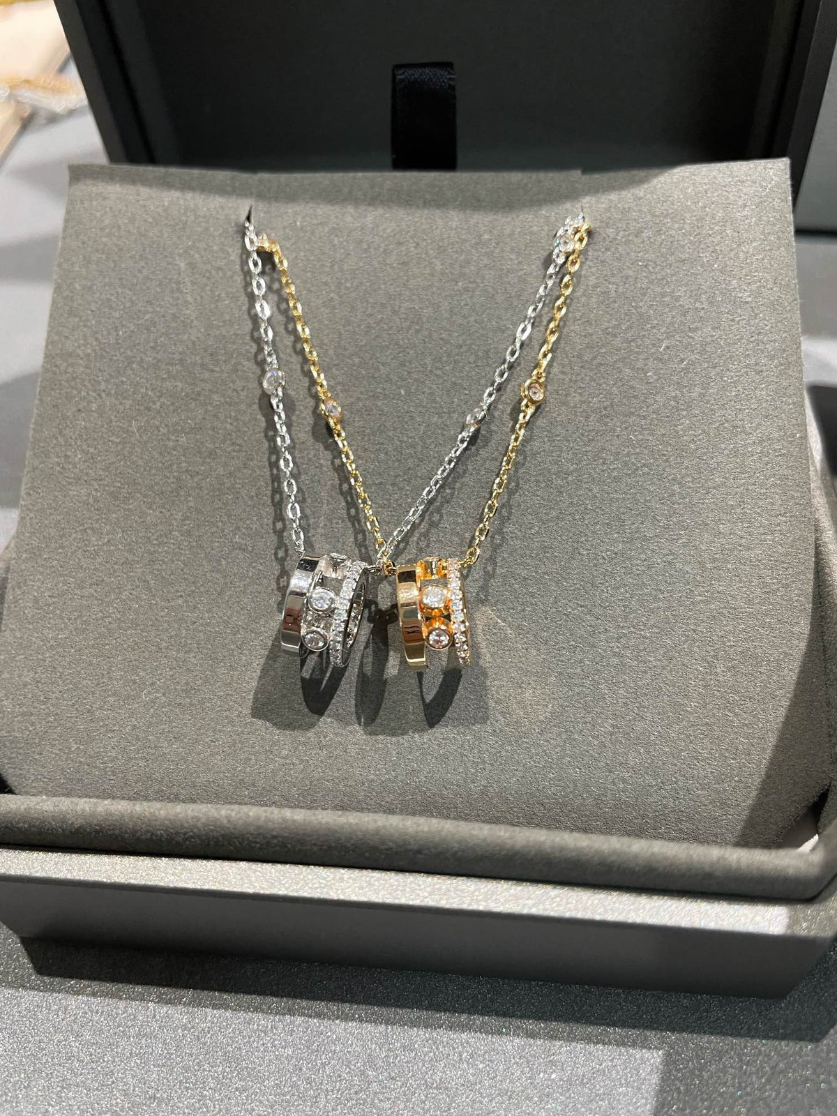 [OAKJURI Jewelry]CHAIN MOVE ROMANE PEDAND NECKLACE