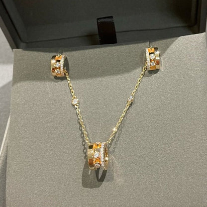 [OAKJURI Jewelry]CHAIN MOVE ROMANE PEDAND NECKLACE