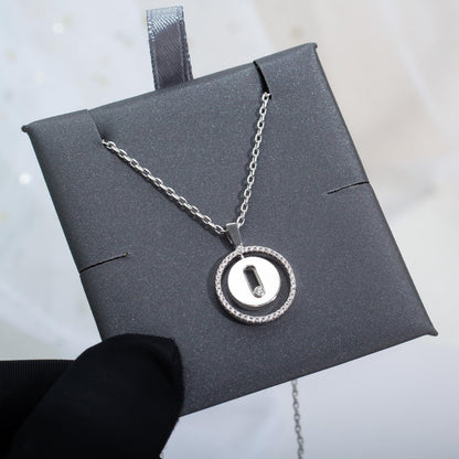[OAKJURI Jewelry]LUCKY MOVE PM NECKLACE SILVER DIAMOND