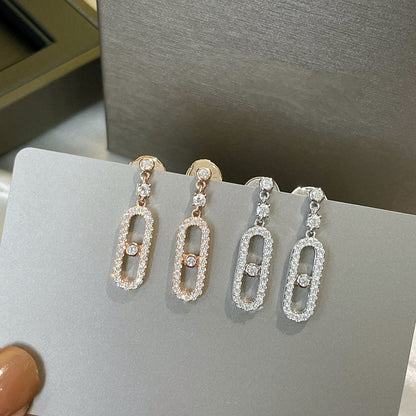 [OAKJURI Jewelry]DORMEUSES MOVE UNO DIAMOND EARRINGS