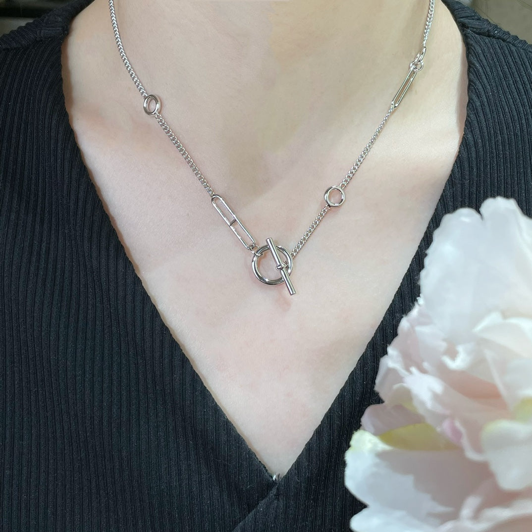[OAKJURI Jewelry]HM STERLING CHAINE D'ANCRE HEART