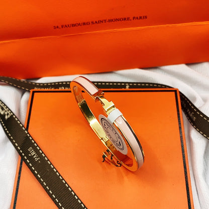 [OAKJURI Jewelry]CLASSIC HM CLIC  PINK 8MM ENAMEL BRACELET