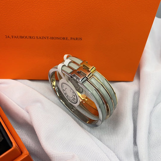 [OAKJURI Jewelry]CLASSIC HM CLIC GREEN 8MM ENAMEL BRACELET