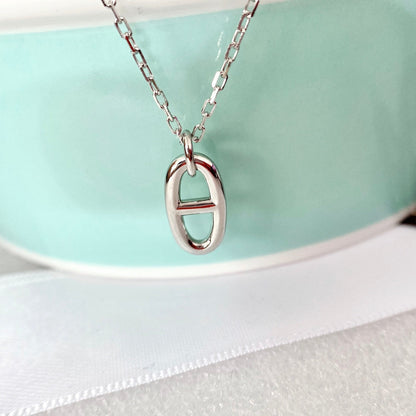 [OAKJURI Jewelry]HM PIG NOSE NECKLACE