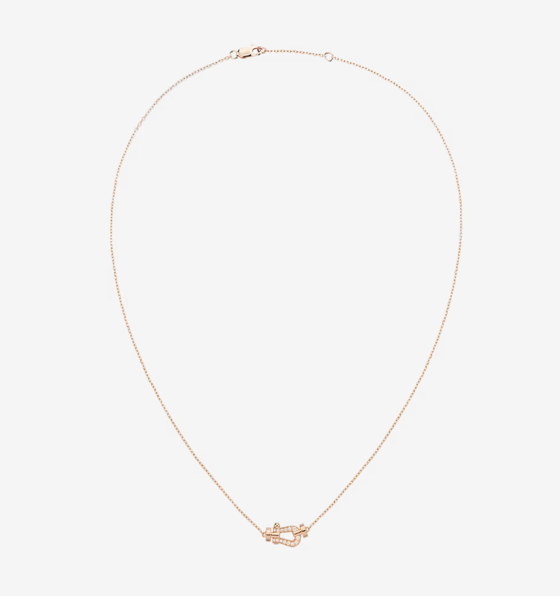 [OAKJURI Jewelry]FORCE 10 DIAMOND PINK GOLD NECKLACE MINI MODEL