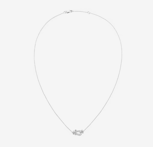 [OAKJURI Jewelry]FORCE 10 DIAMOND SILVER NECKLACE MINI MODEL