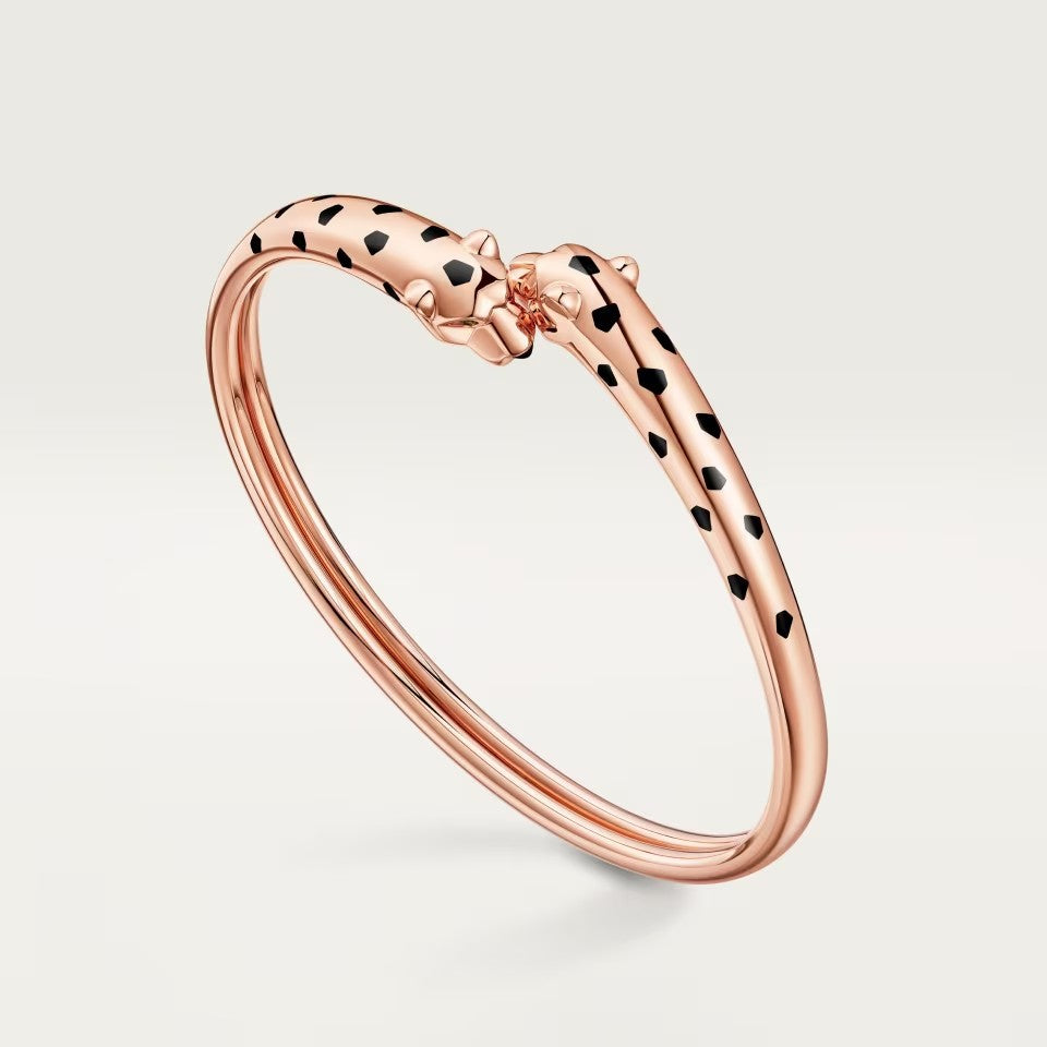[OAKJURI Jewelry] PANTHERE DOUBLE HEADED OPEN BRACELET