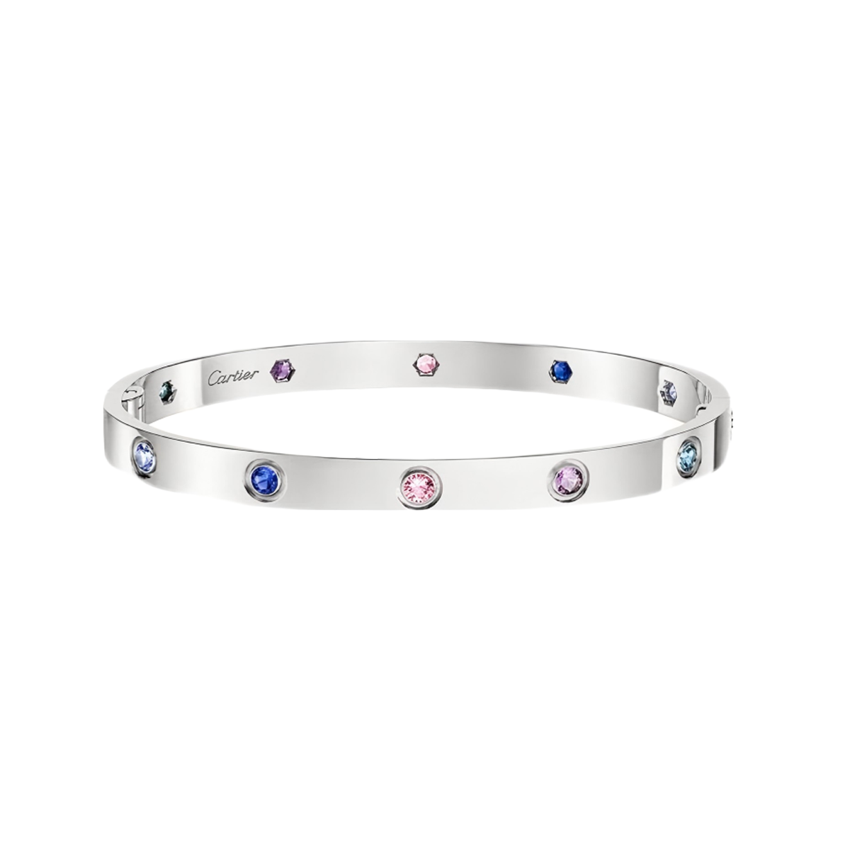 [OAKJURI Jewelry]2026 RAINBOW LOVE BRACELET 6.1MM  10 DIAMONDS