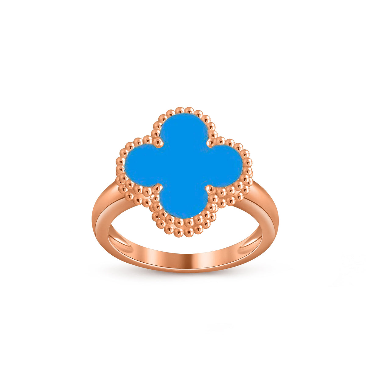 [OAKJURI Jewelry]CLOVER RING ROSE GOLD COLLECTION