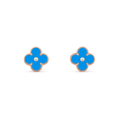 [OAKJURI Jewelry]CLOVER  15MM DIAMOND EARRINGS COLLECTION