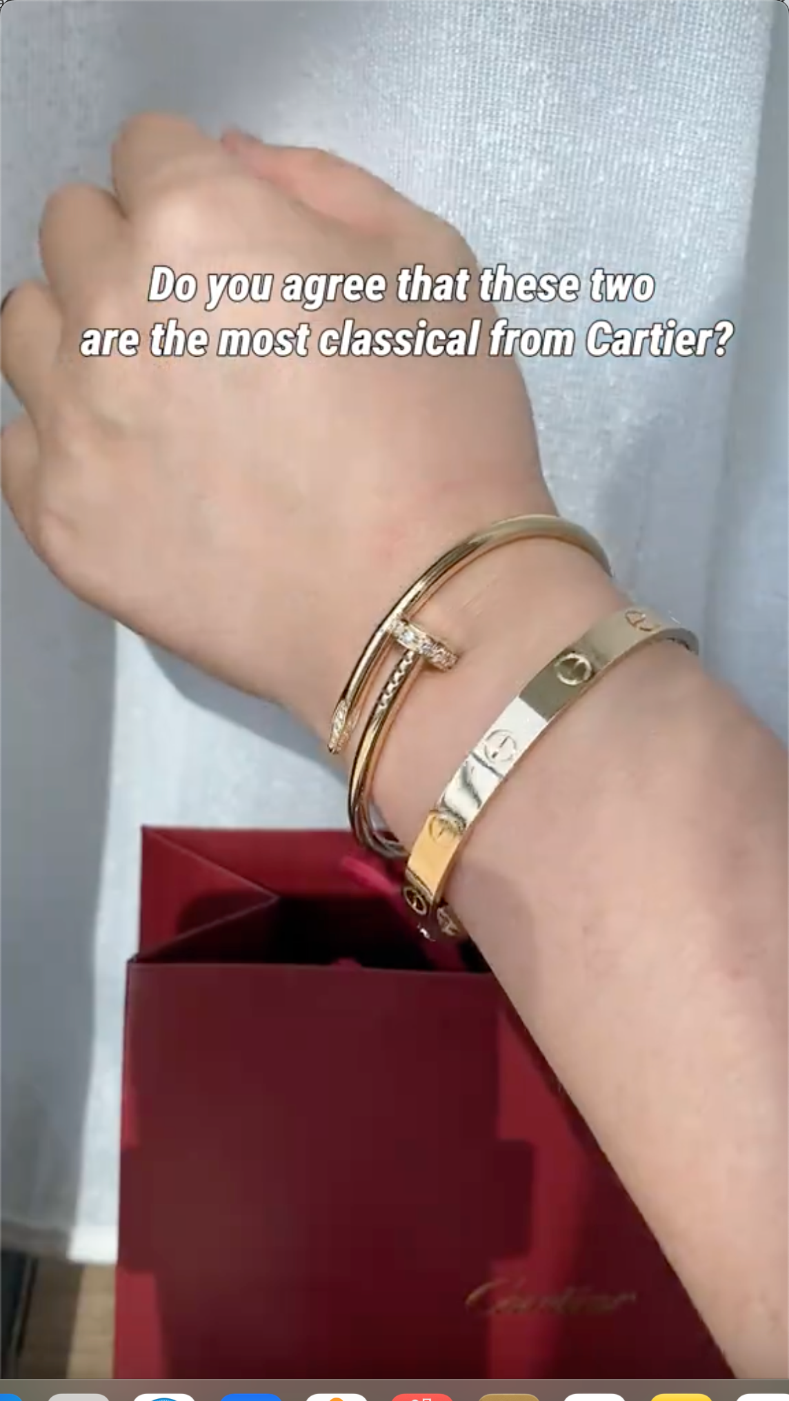 [OAKJURI Jewelry] LOVE Classic & JUSTE Diamond Bracelet Stack Set