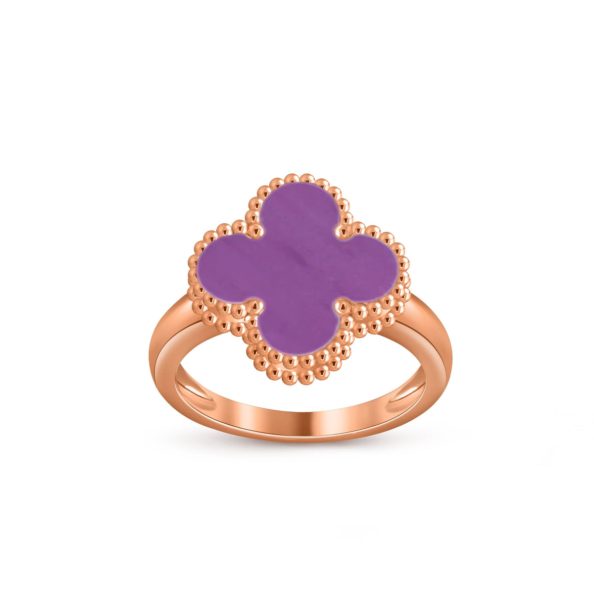 [OAKJURI Jewelry]CLOVER RING ROSE GOLD COLLECTION