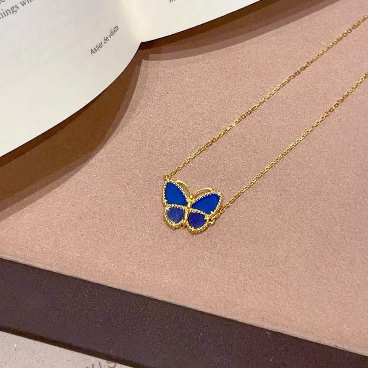 [OAKJURI Jewelry] 2026 NEW LUCKY BUTTERFLY 1 MOTIFS NECKLACE