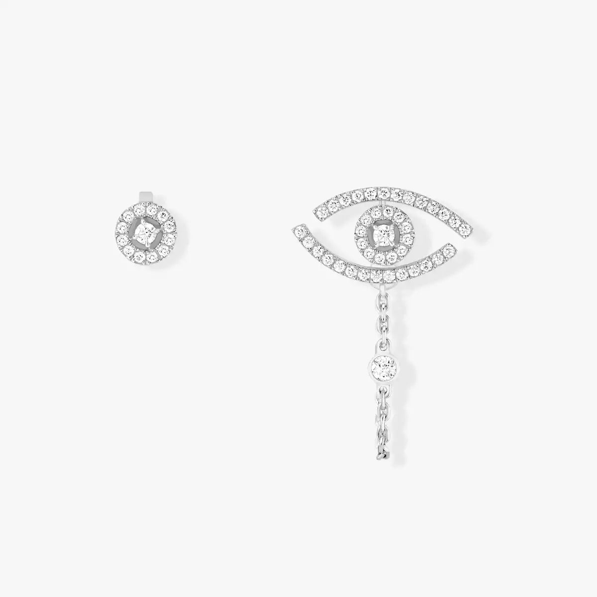[OAKJURI Jewelry]Lucky Eye Diamond Earrings