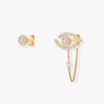 [OAKJURI Jewelry]Lucky Eye Diamond Earrings