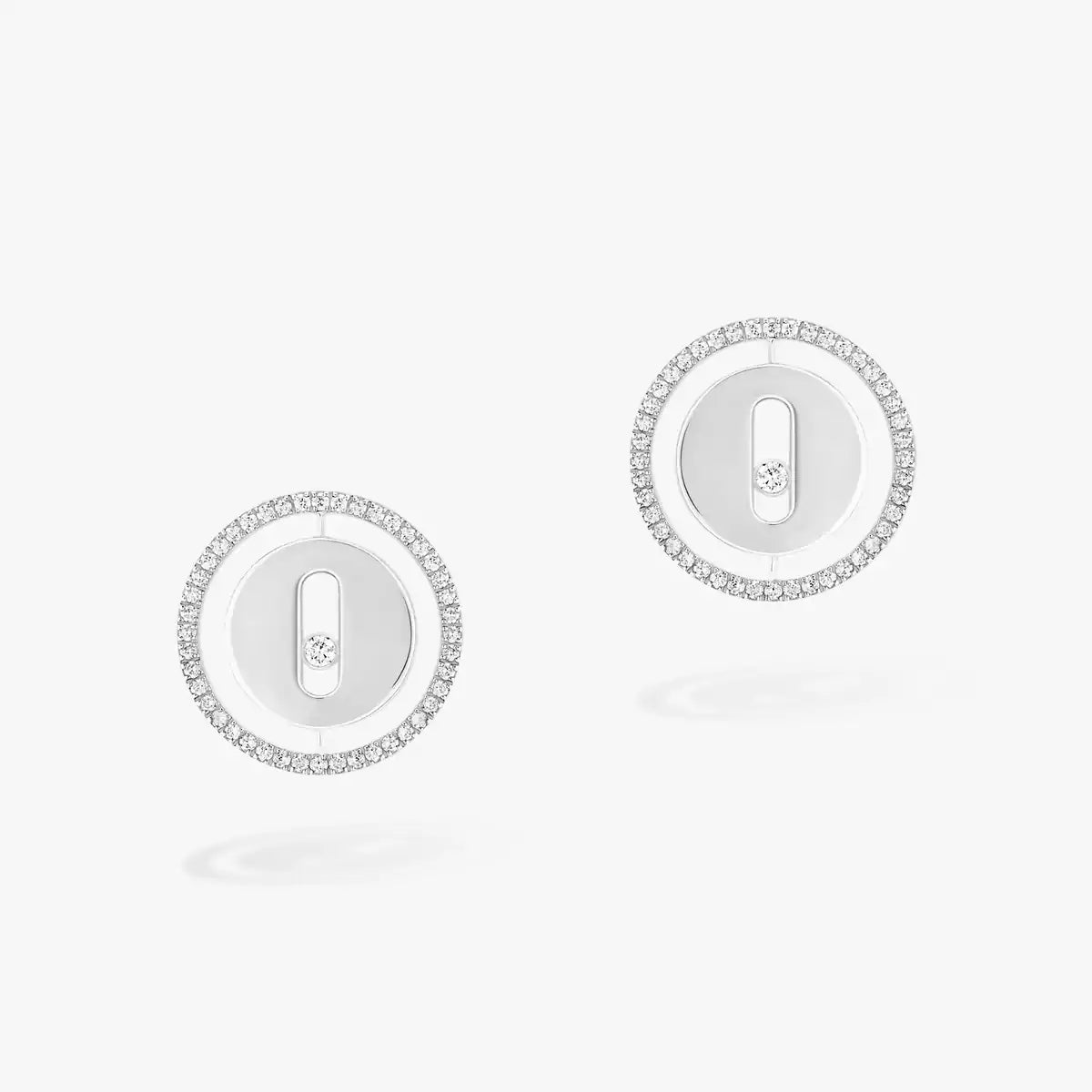[OAKJURI Jewelry]Lucky Move Diamond Earrings