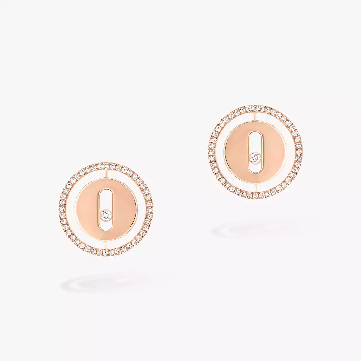 [OAKJURI Jewelry]Lucky Move Diamond Earrings
