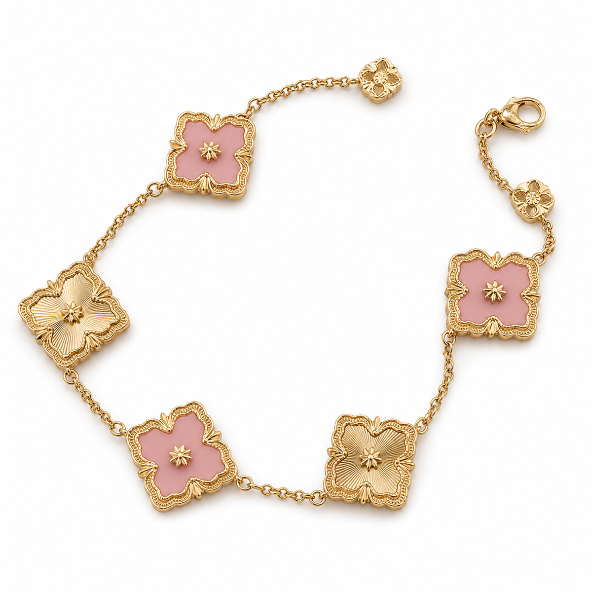 [OAKJURI Jewelry JEWELRY] OPERA 5 MOTIFS TULLE ENAMEL BRACELET