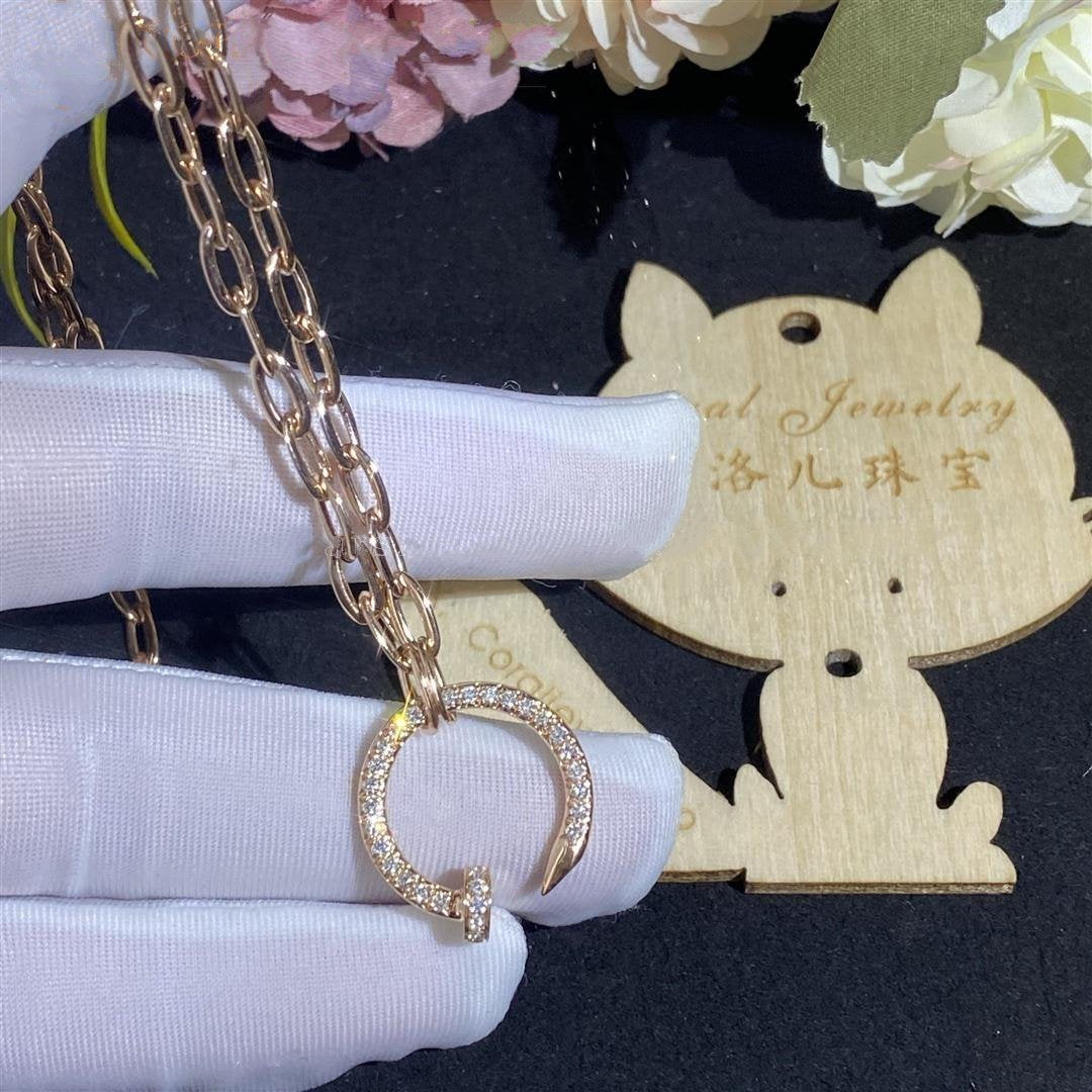 [OAKJURI Jewelry] JUSTE NECKLACE FULL DIAMONDS