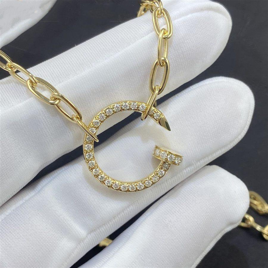 [OAKJURI Jewelry] JUSTE NECKLACE FULL DIAMONDS