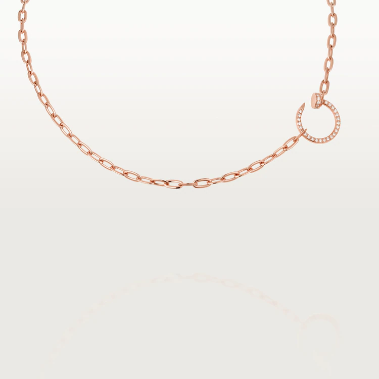 [OAKJURI Jewelry] JUSTE NECKLACE FULL DIAMONDS