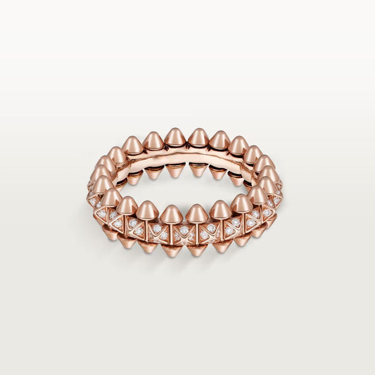 [OAKJURI Jewelry] CLASH 6.4MM SMALL FULL DIAMOND RING