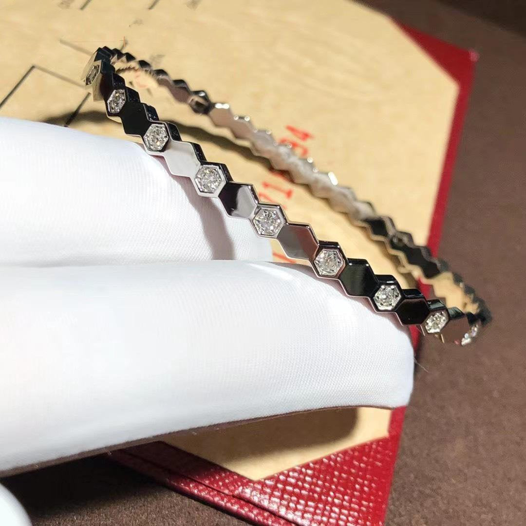 [OAKJURI Jewelry]BEE LOVE SILVER DIAMOND BRACELET