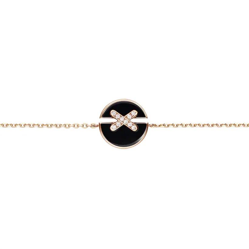 [OAKJURI Jewelry]JEUX DE BRACELET ONYX PINK GOLD DIAMOND