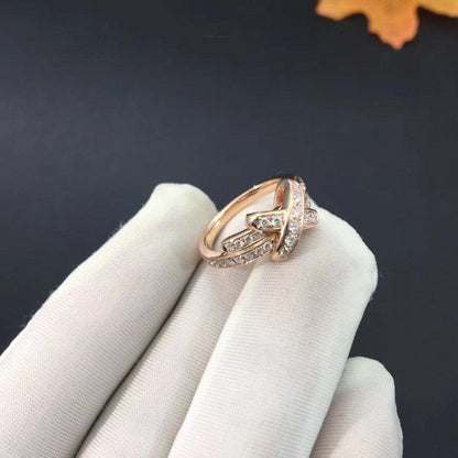 [OAKJURI Jewelry]JEUX DE RING PINK GOLD DIAMOND
