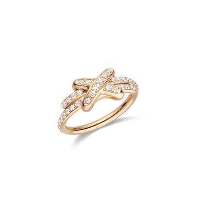 [OAKJURI Jewelry]JEUX DE RING PINK GOLD DIAMOND