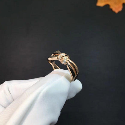[OAKJURI Jewelry]LIENS RING PINK GOLD DIAMOND