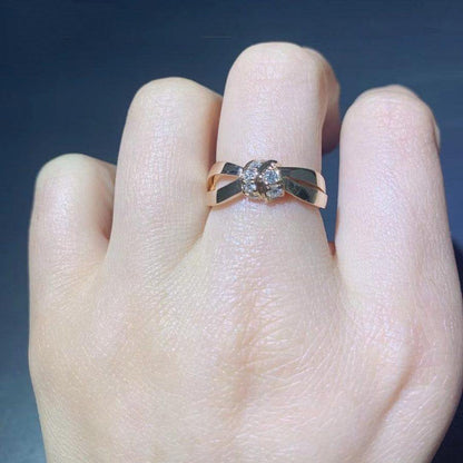 [OAKJURI Jewelry]LIENS RING PINK GOLD DIAMOND